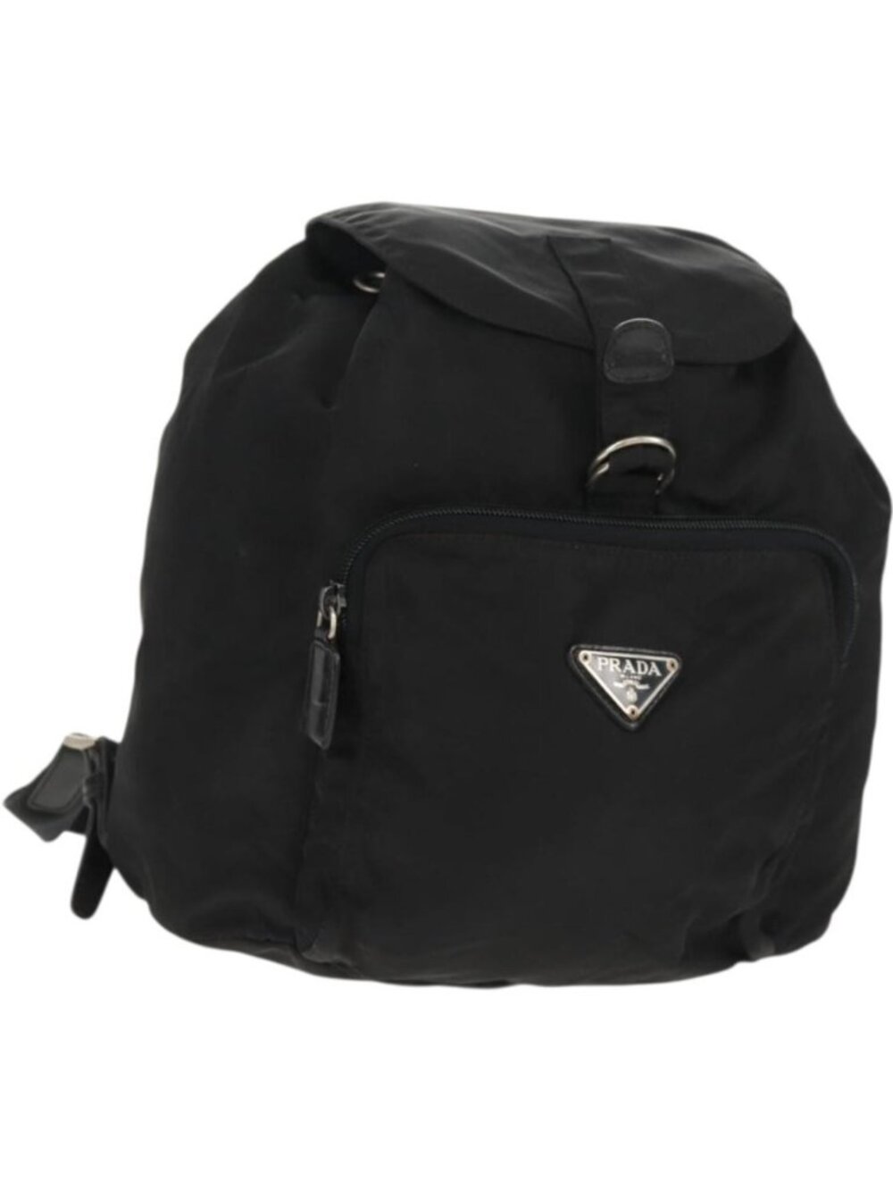 PRADA Backpack Nylon Black Silver - Picture 1 of 16